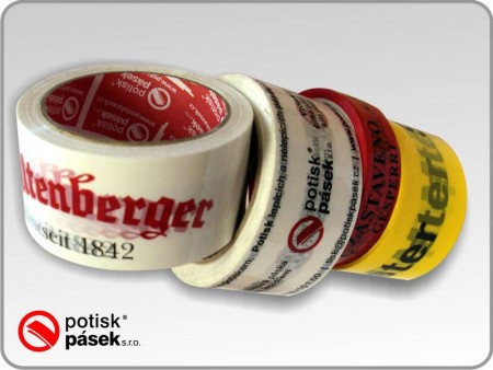 Paketband bedruckt BOPP - HOTMELT kleber